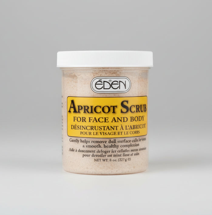 Eden Apricot Scrub – Deep Cleansing Face & Body Exfoliator 8 oz / 227g