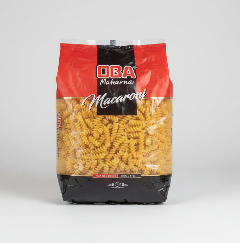 Oba Burgu Rotini Macaroni Fusilli Pasta 500g — Murukali.com