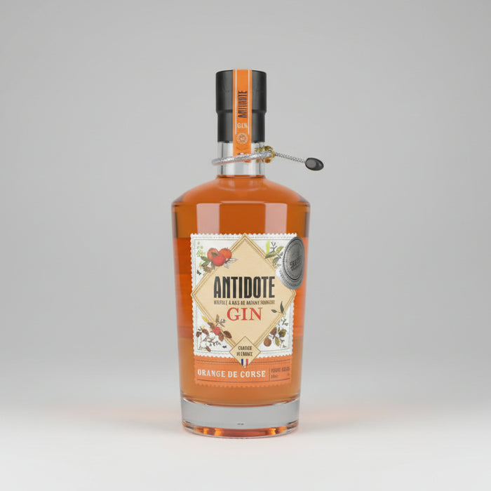 Antidote Gin Orange de Corse – French Citrus Craft Gin 70cl