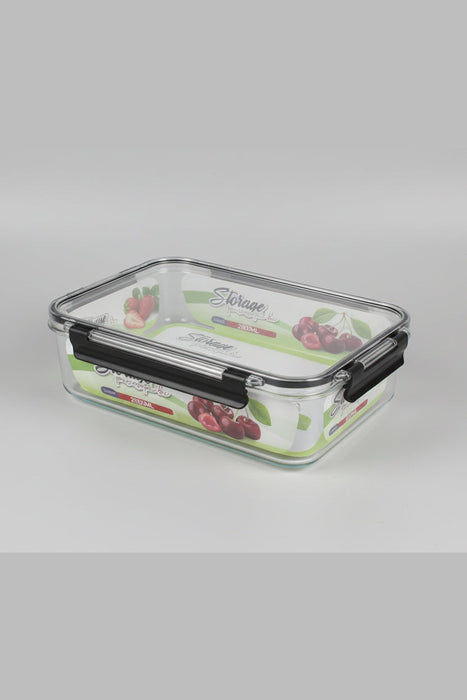 Rectangular Glass Food Storage Container – Different ml with Locking Lid