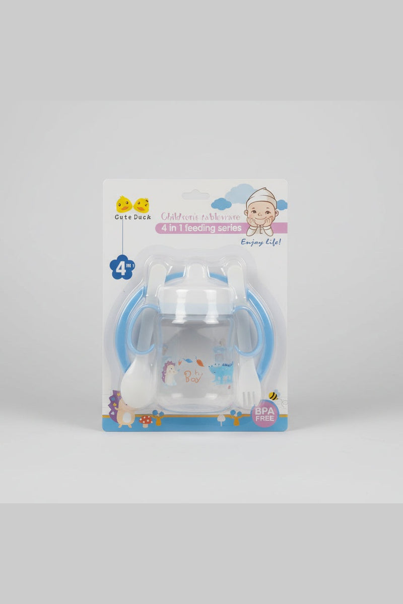 Cute Duck 4-in-1 Children’s Feeding Tableware Set