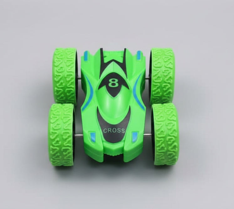 Green RC Stunt Car – 4WD Remote Control Vehicle with 360° Spins & Flips