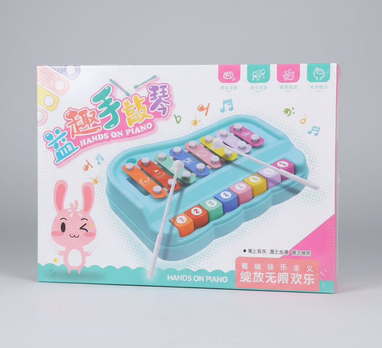 2-in-1 Musical Toy Xylophone & Piano Keyboard for Toddlers