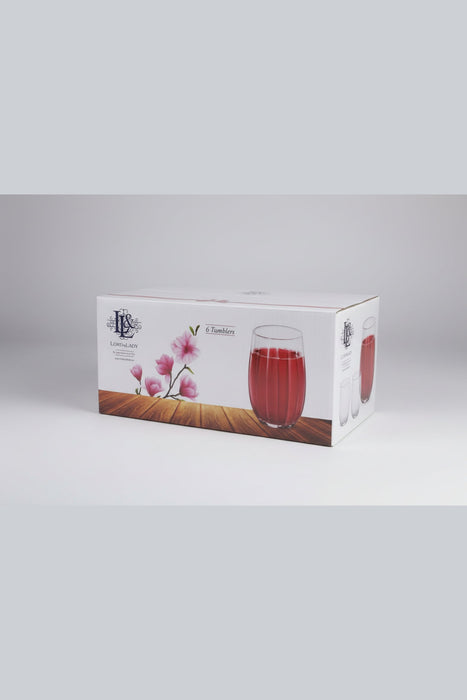 LAV Sude Tumbler Drinking Glasses – Set of 6pcs