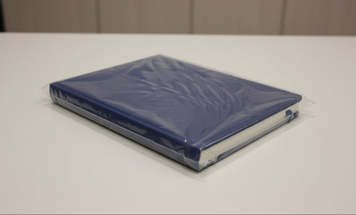 Navy Blue Hardback Notebook – A5 Size Durable Cover