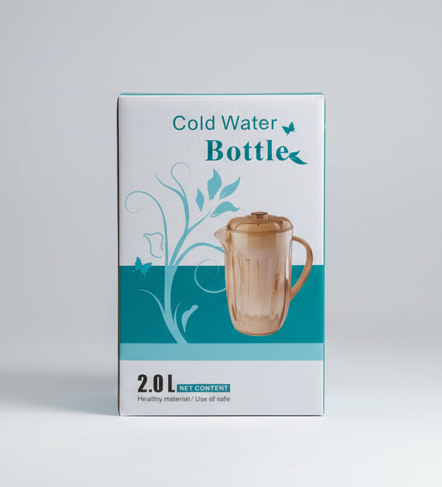 Plastic Cold Water Jug  and Cup 4pcs – Safe & Durable Beverage Container 2.0L