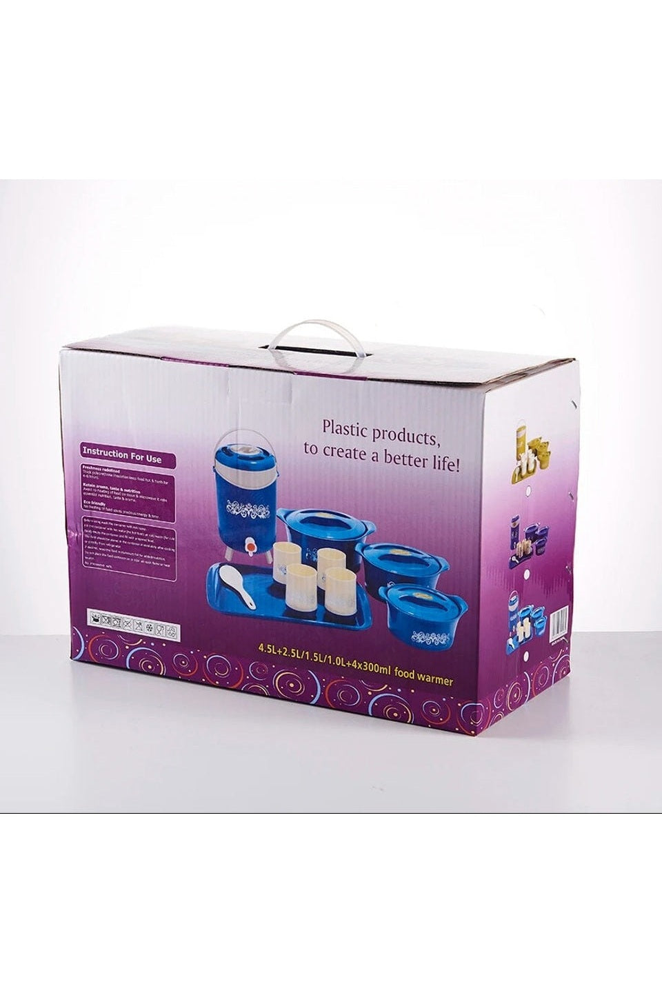 Beckious Kitchenware Insulated Food Warmer Set – Multi-Container Heat ...