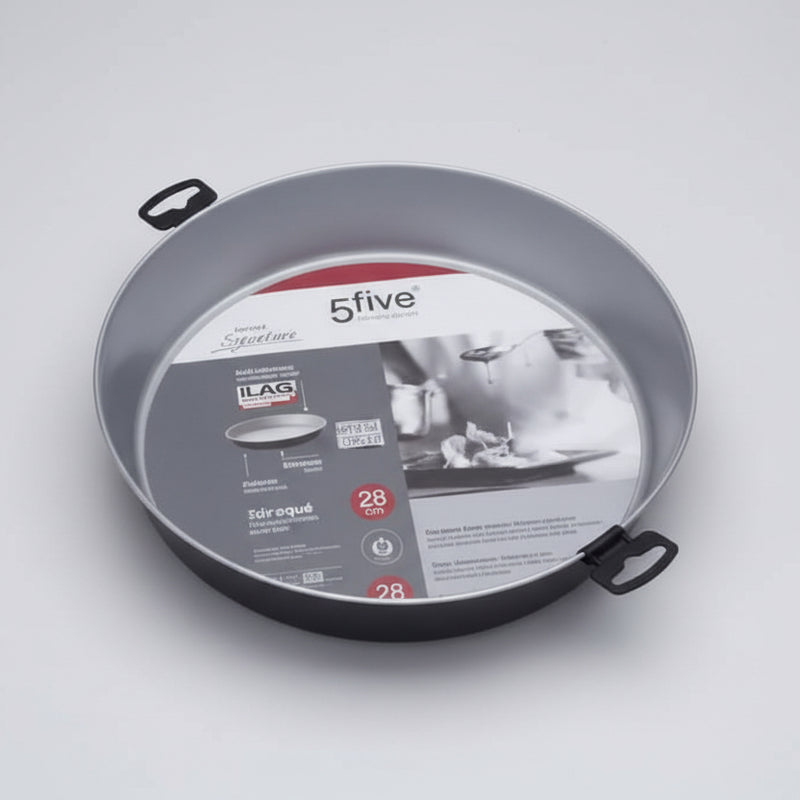5five Simply Smart Signature Round Non-Stick Metal Cake Pan – 28 cm