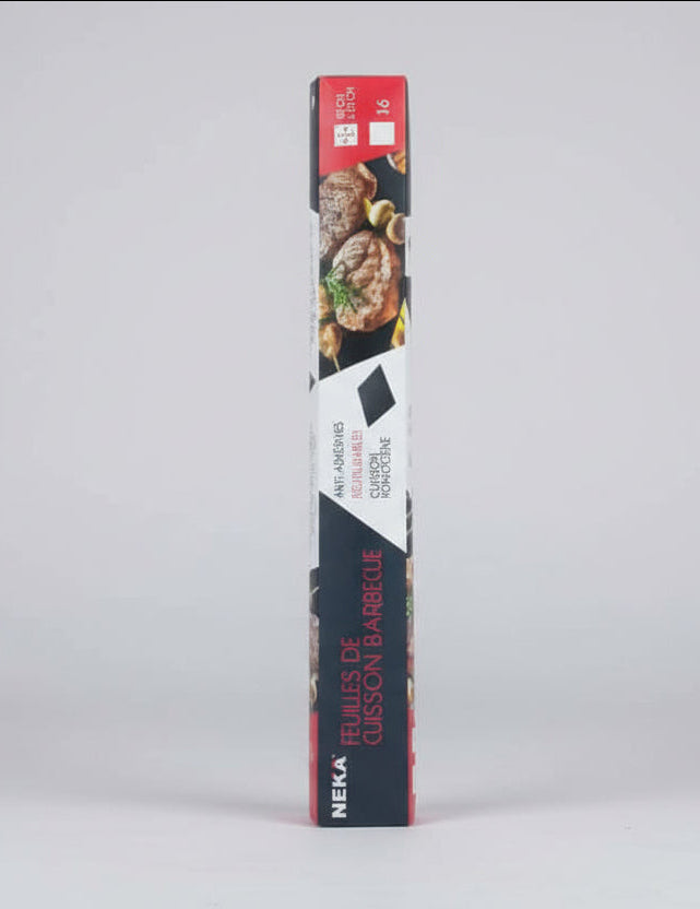 Neka BBQ Grilling & Baking Sheets – 6 Non-Stick Reusable Sheets 40 x 33 cm