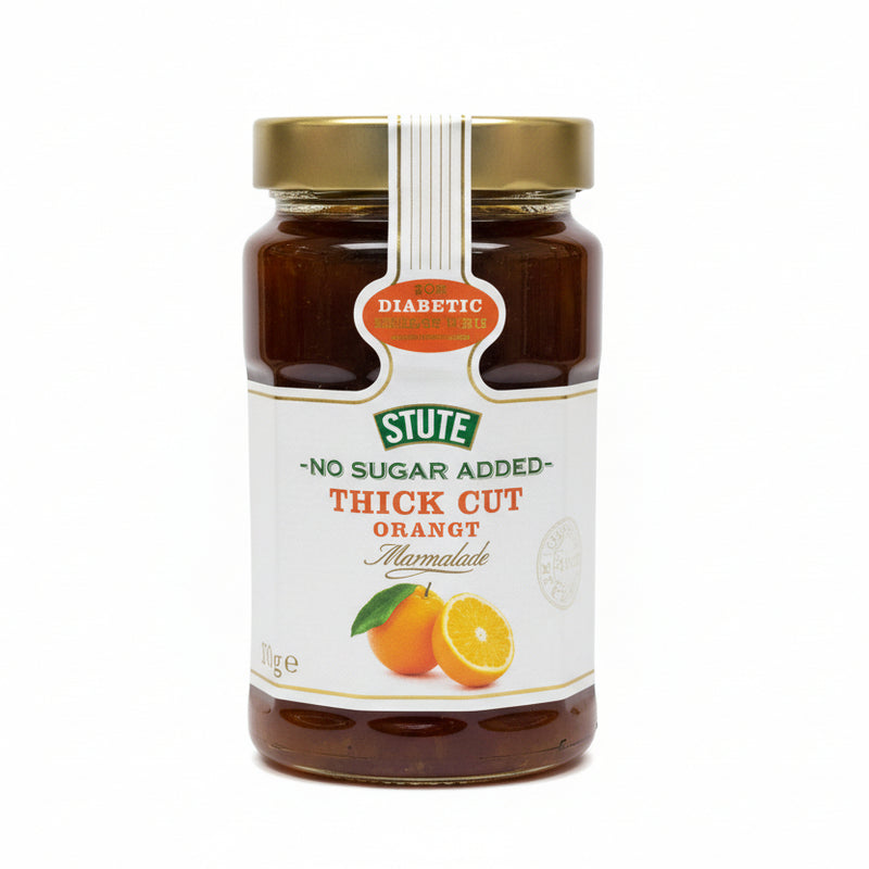 Stute Diabetic No Sugar Added Thick Cut Orange Marmalade 430g