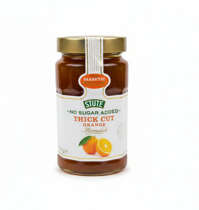 Stute No Sugar Added Thick Cut Orange Marmalade 430g