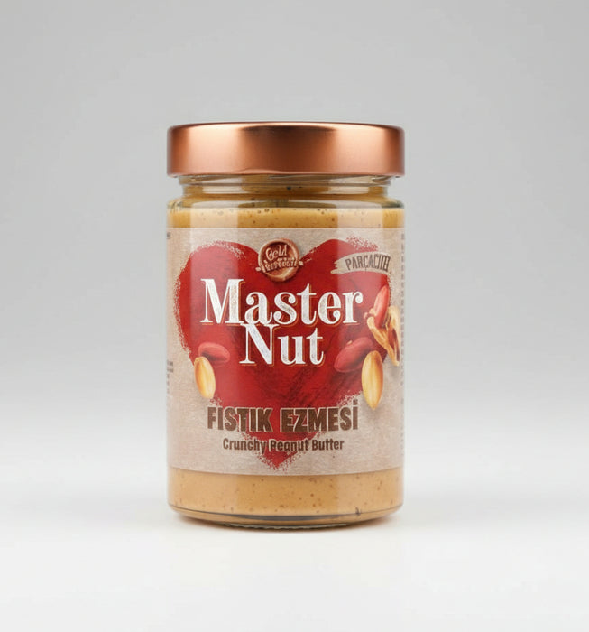 Master Nut Crunchy Peanut Butter – Fıstık Ezmesi 300g