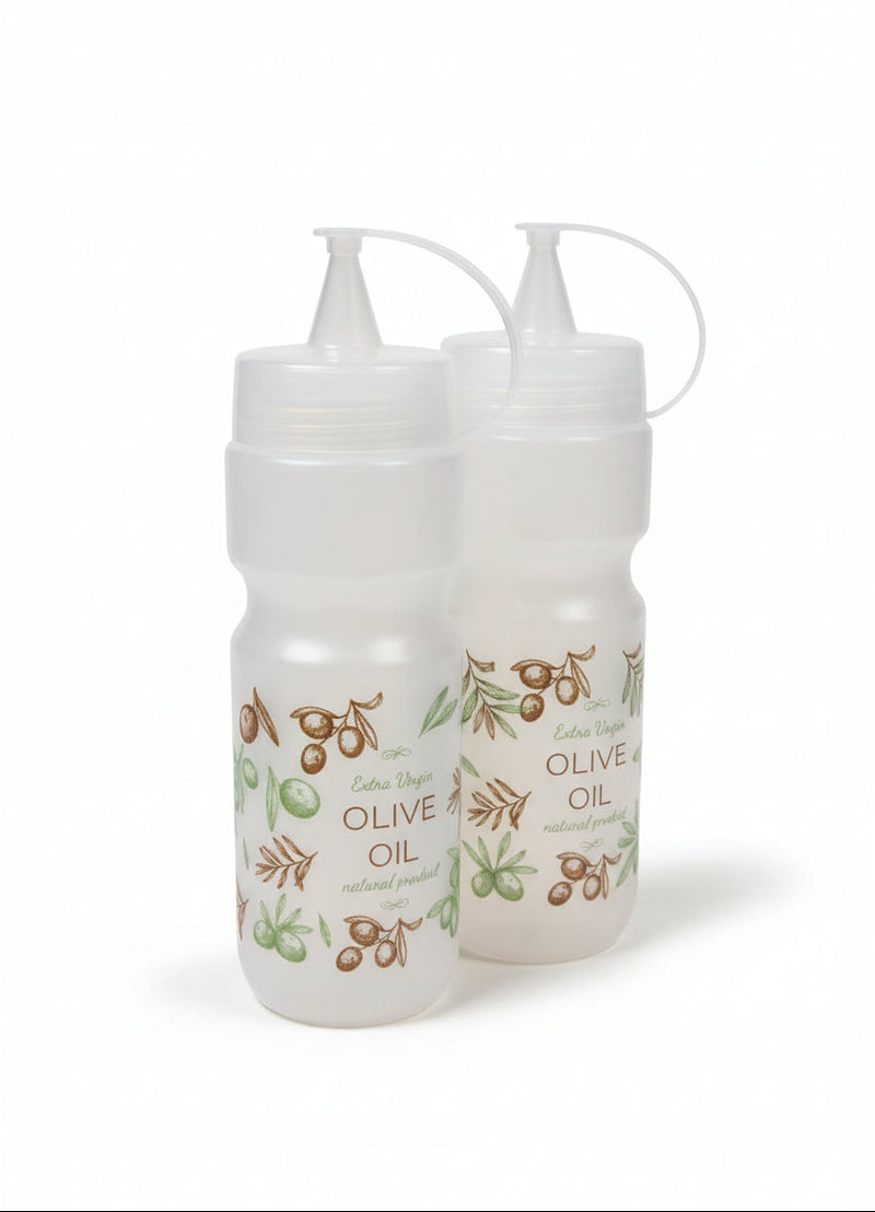 Herevin 660ml Olive Oil Dispenser Bottle – BPA-Free Plastic No-Drip Spout 1pc