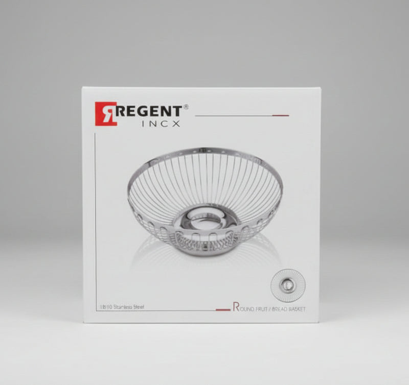Regent Inox Stainless Steel Fruit & Bread Basket – Versatile Kitchen Storage