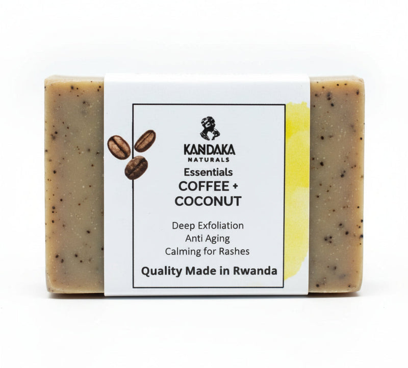 Kandaka Naturals Essentials – Coffee & Coconut Exfoliating Soap 100g