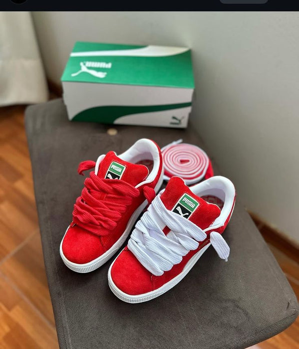 Puma Suede XL "Red/White" Size 38-45