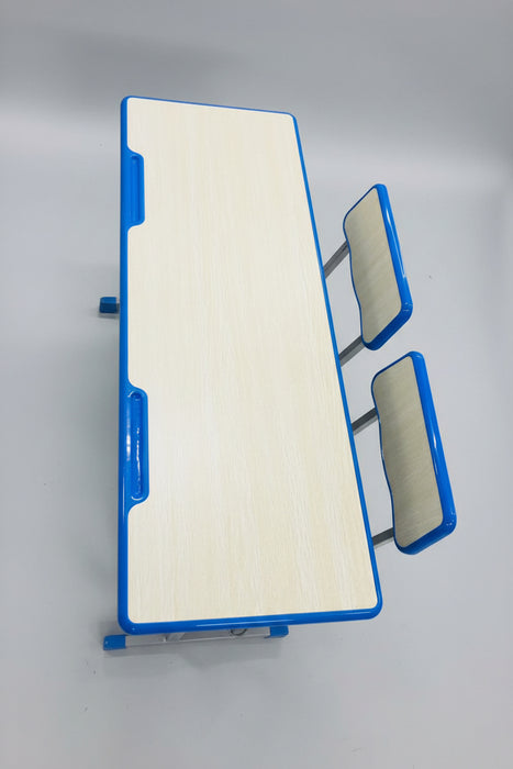 Two-Seater Adjustable Kids' Study Desk and Chair Set