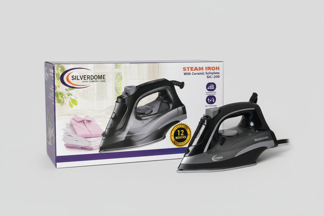 Silverdome Steam Iron (Model SIC-200)