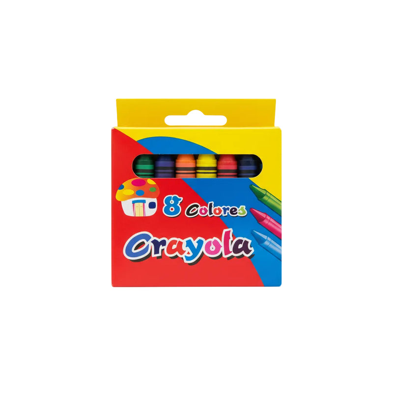 Crayola 8 Colores Wax Crayons