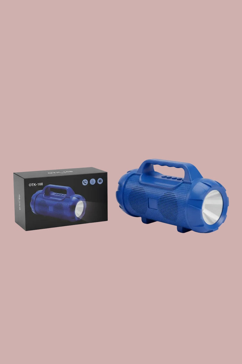 Blue OTK-168 Portable Bluetooth Speaker