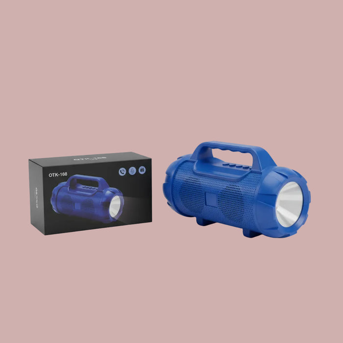 Blue OTK-168 Portable Bluetooth Speaker
