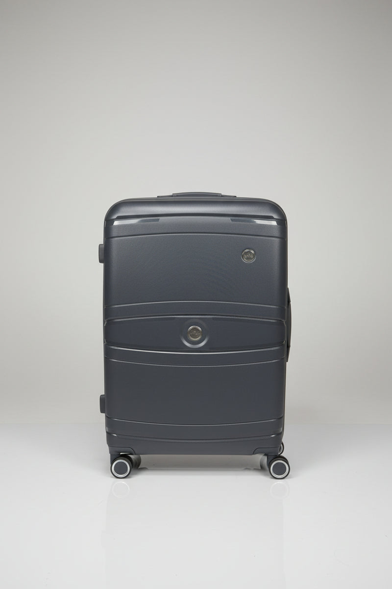 Dunkelgrauer Reise-Trolley