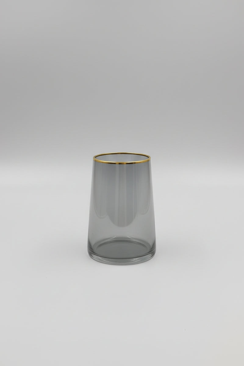 Grey Tinted Glass Vase
