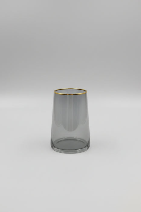 Grey Tinted Glass Vase