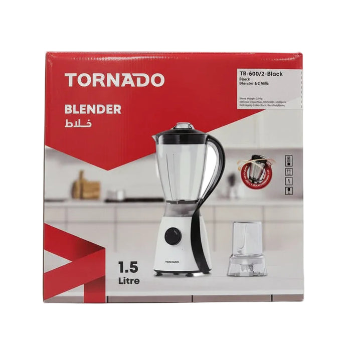 Tornado Blender with 2 Mills (BL400/2-Gray)