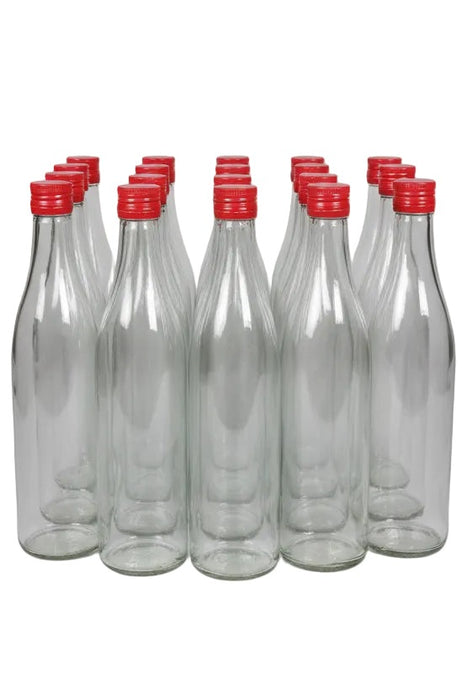 Clear Glass Condiment Bottle (375ml - 500ml) 1pcs