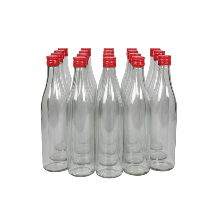 Clear Glass Condiment Bottle (375ml - 500ml) 1pcs