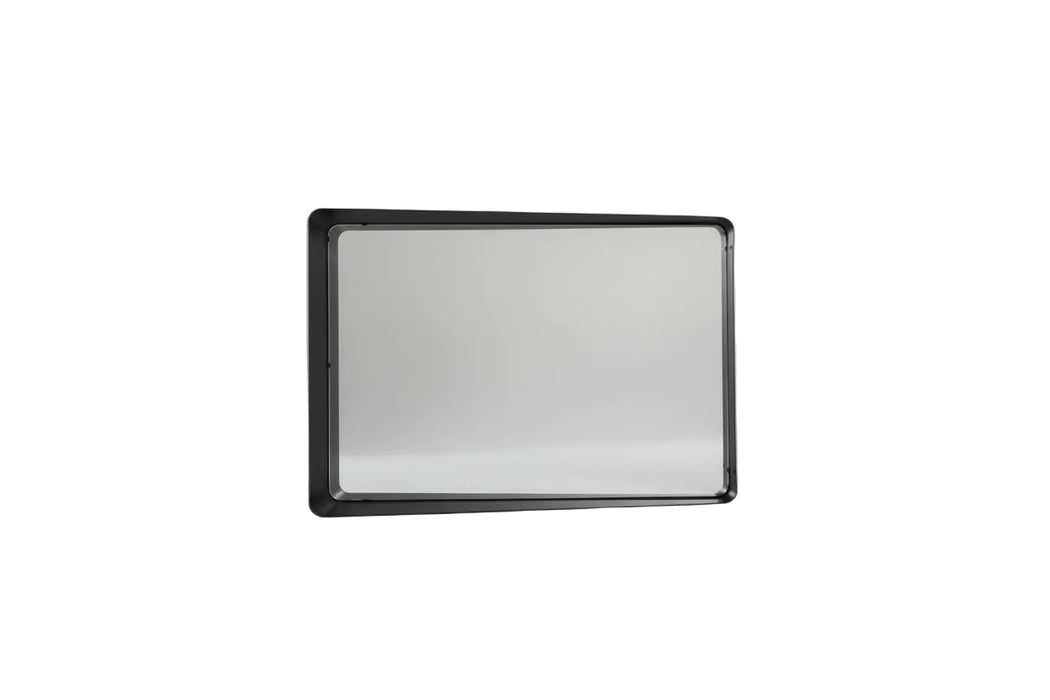 Rectangular Wall Mirror with Black Frame
