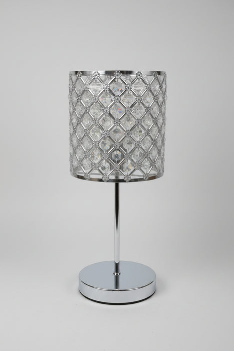Crystal Cylinder Table Lamp