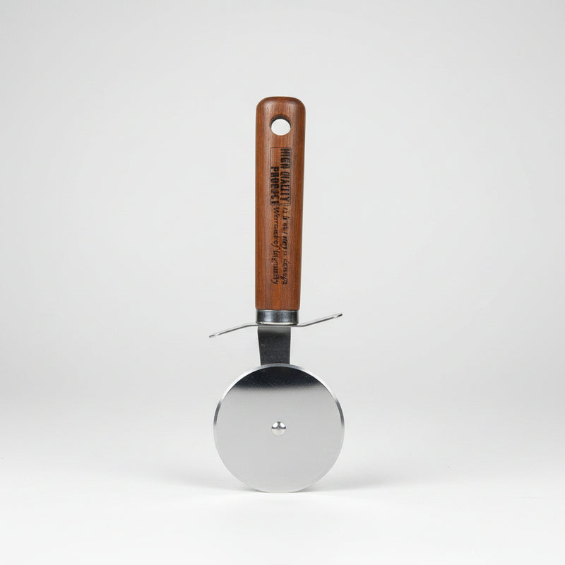 Wooden Handle Pizza Cutter