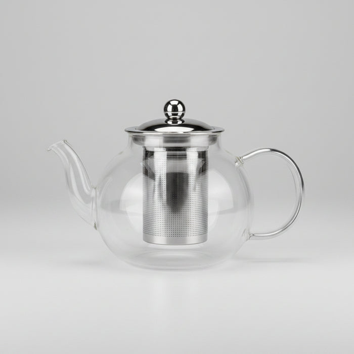 Glass Teapot with Stainless Steel Infuser