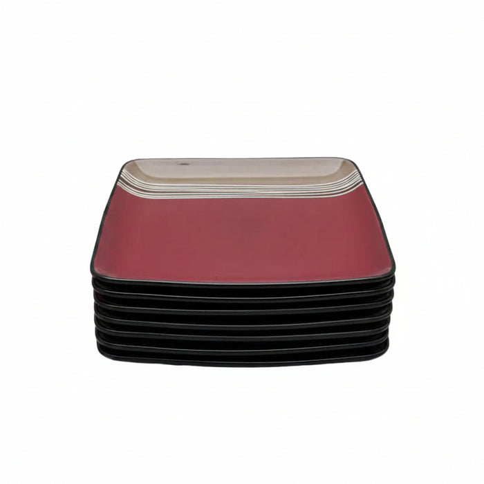 Ceramic Plate 1pc/Red