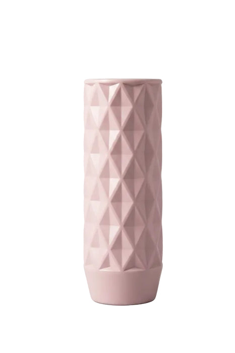 Geometric Textured Flower Vase