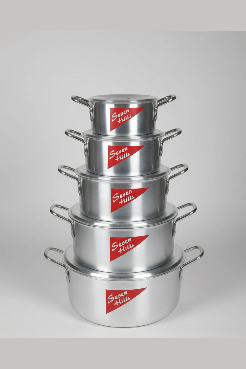 Seven Hills Aluminum Cooking Pot Set