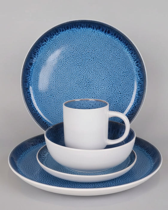 Azure Speckle Reactive Glaze Dinnerware Set/24pieces
