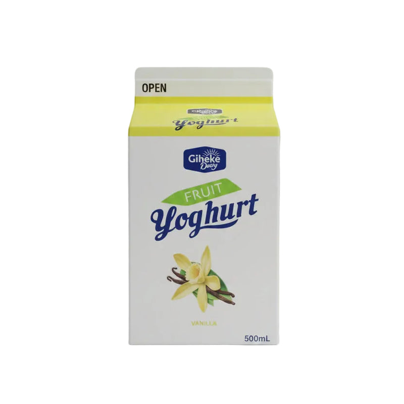 Giheke Dairy Vanilla Fruit Yoghurt (500ml)