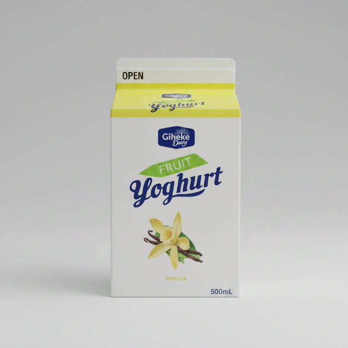 Giheke Dairy Vanilla Fruit Yoghurt (500ml)