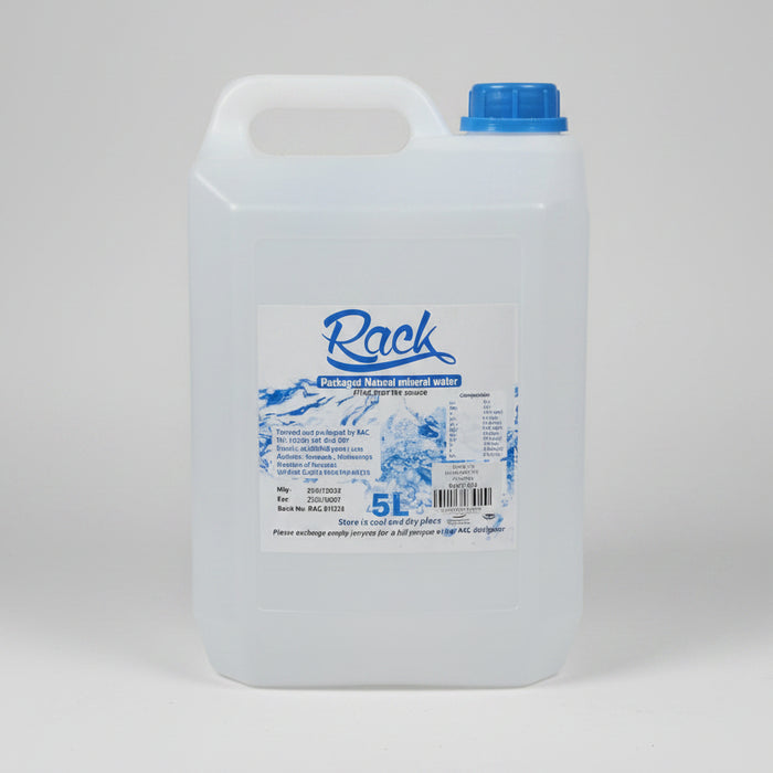 Rack Packaged Natural Mineral Water - 5L