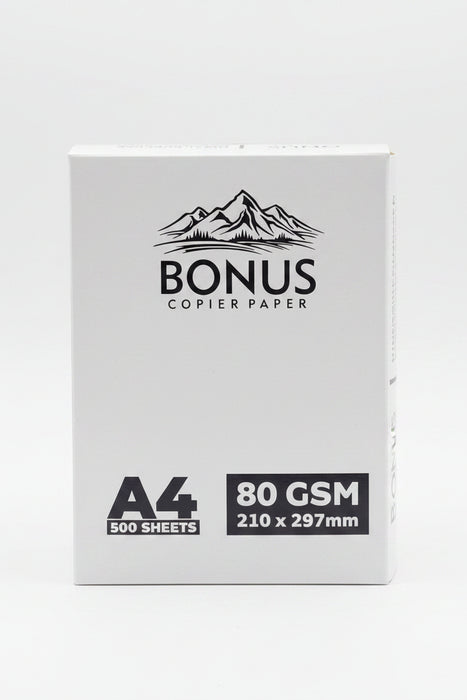 Bonus Premium Multi-Purpose Copier Paper A4 80GSM (500 Sheets)