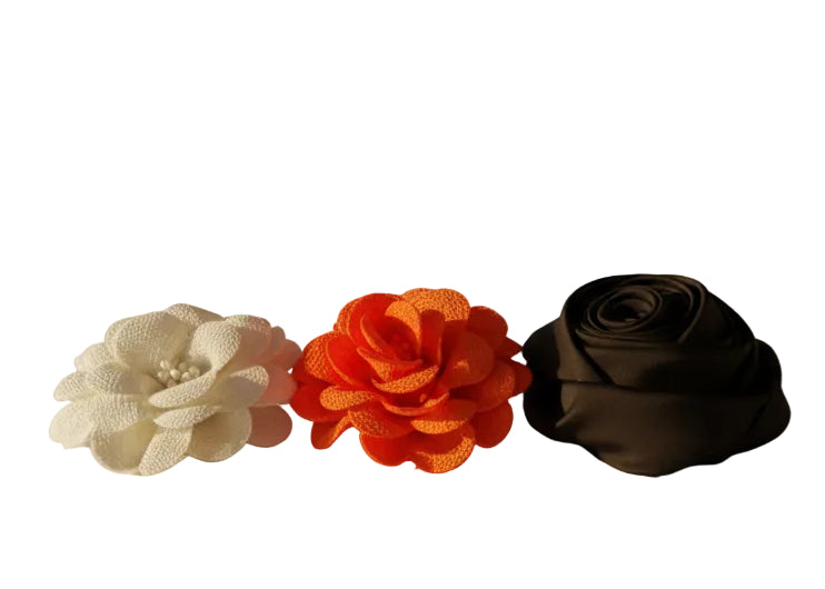 Handmade Fabric Flower Brooch