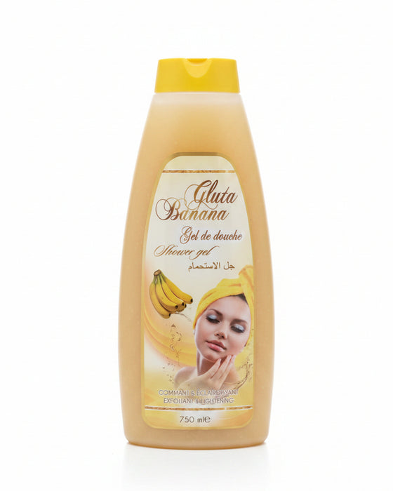 Gluta Banana Exfoliant & Lightening Shower Gel (750ml)