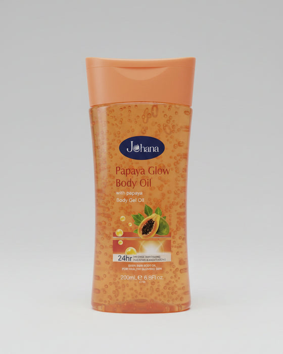 Johana Papaya Glow Body Gel Oil (200ml)