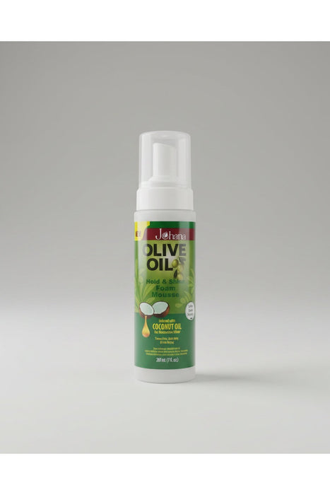 Johana Olive Oil Hold & Shine Foam Mousse (207ml)