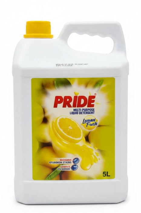 Pride Multi-Purpose Liquid Detergent (Lemon Fresh)5L