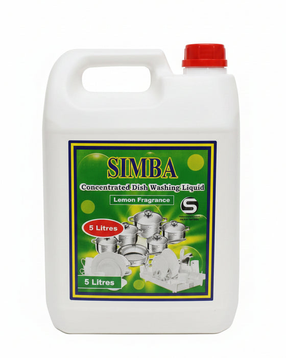 Simba Concentrated Dish Washing Liquid (Lemon Fragrance) 5L