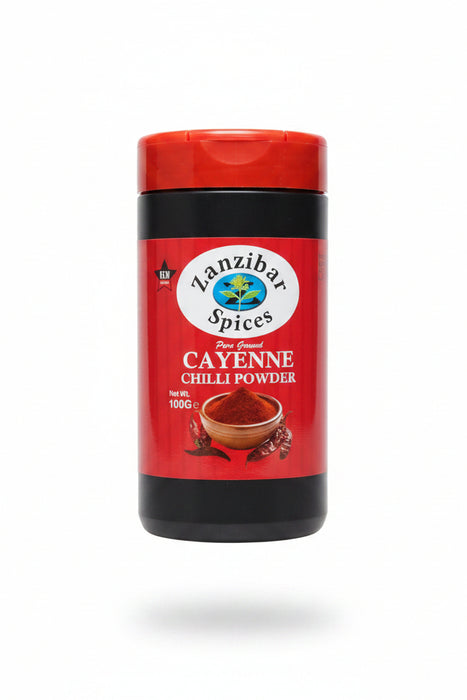 Zanzibar Spices Pure Ground Cayenne Chilli Powder/100g